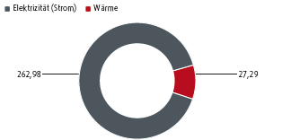 Indirekter Energieverbrauch (gesamt) (Tortendiagramm)