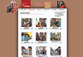 Website: linde-bewegt-dich.de (Screenshot)