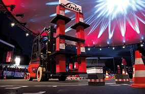 Forklift at the ForkliftCup (photo)